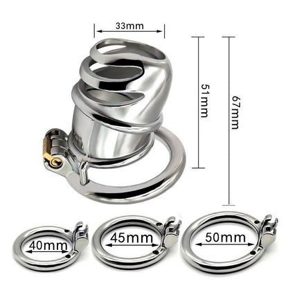 Nashorn Metallkäfig - Peniskäfig