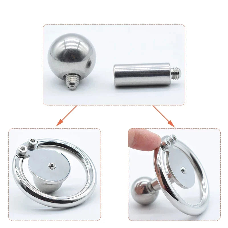 Detachable Super Small Inverted Chastity Cage - Peniskäfig