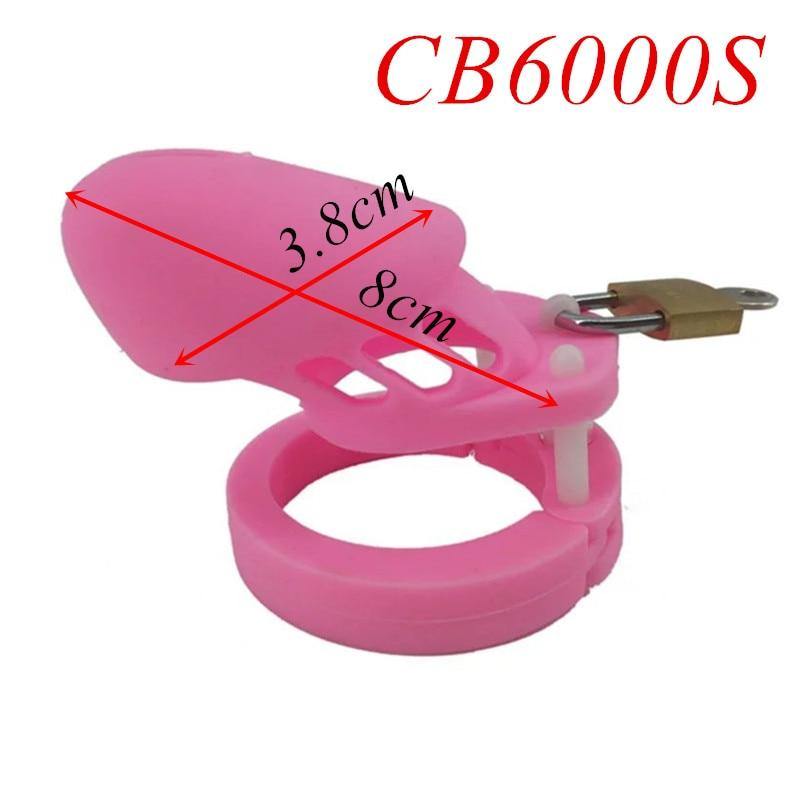 GB6000 Pink Silikon-Peniskäfig - Peniskäfig